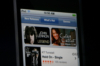 Illustration for article titled iTunes Wi-Fi Music Store for iPod Touch Includes All Songs from iTMS
